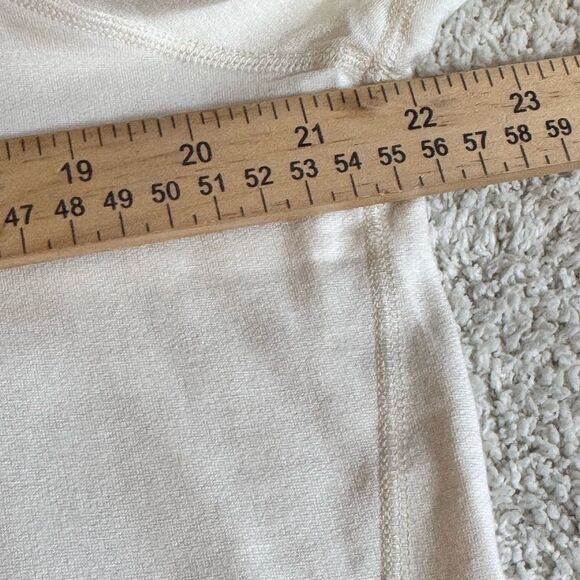 Alala Fleece Pullover Sweatshirt Womens Size Large Bone Funnel Neck pullover - Picture 12 of 15